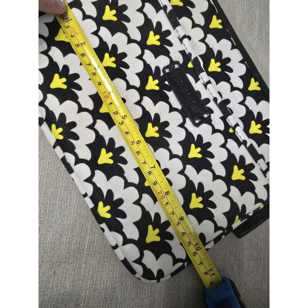 Vera Bradley iPad Tablet Sleeve Case Wristlet Zip Padded Black White Yellow